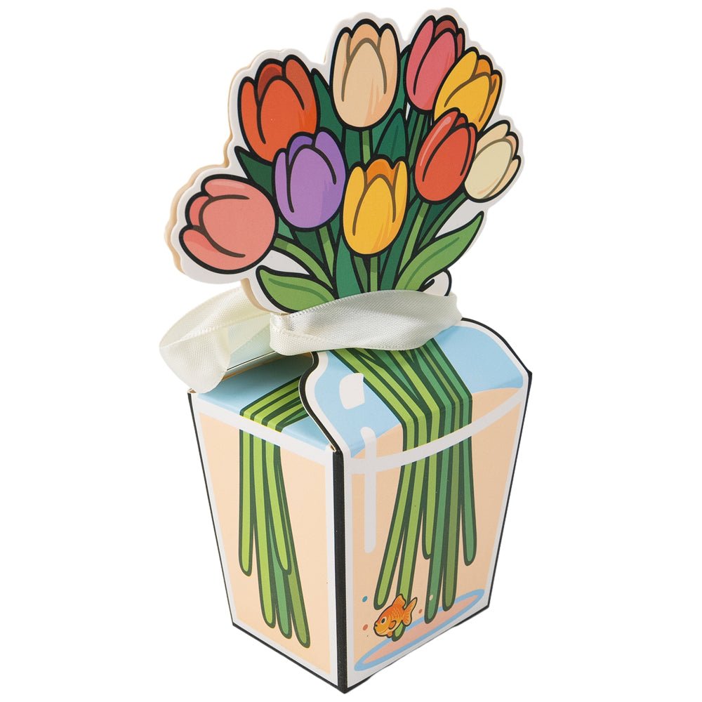 Cutii cadou buchet lalele (set 10 buc) - CraftUp
