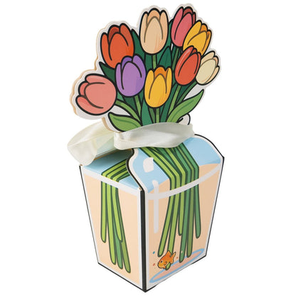 Cutii cadou buchet lalele (set 10 buc) - CraftUp