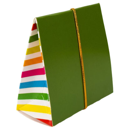 Cutii cadou cu fir auriu și etichetă - Mix 4 modele (set 12 buc) - CraftUp