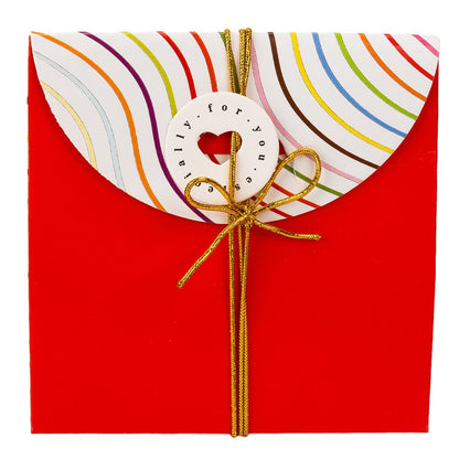 Cutii cadou cu fir auriu și etichetă - Mix 4 modele (set 12 buc) - CraftUp