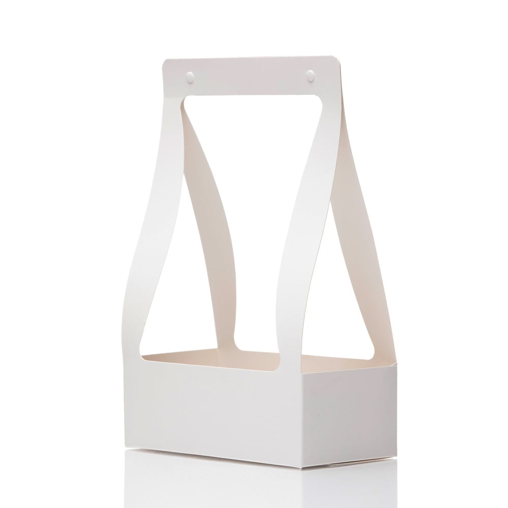 Cutii cu mâner tip fereastră - alb (set 10 buc) - CraftUp