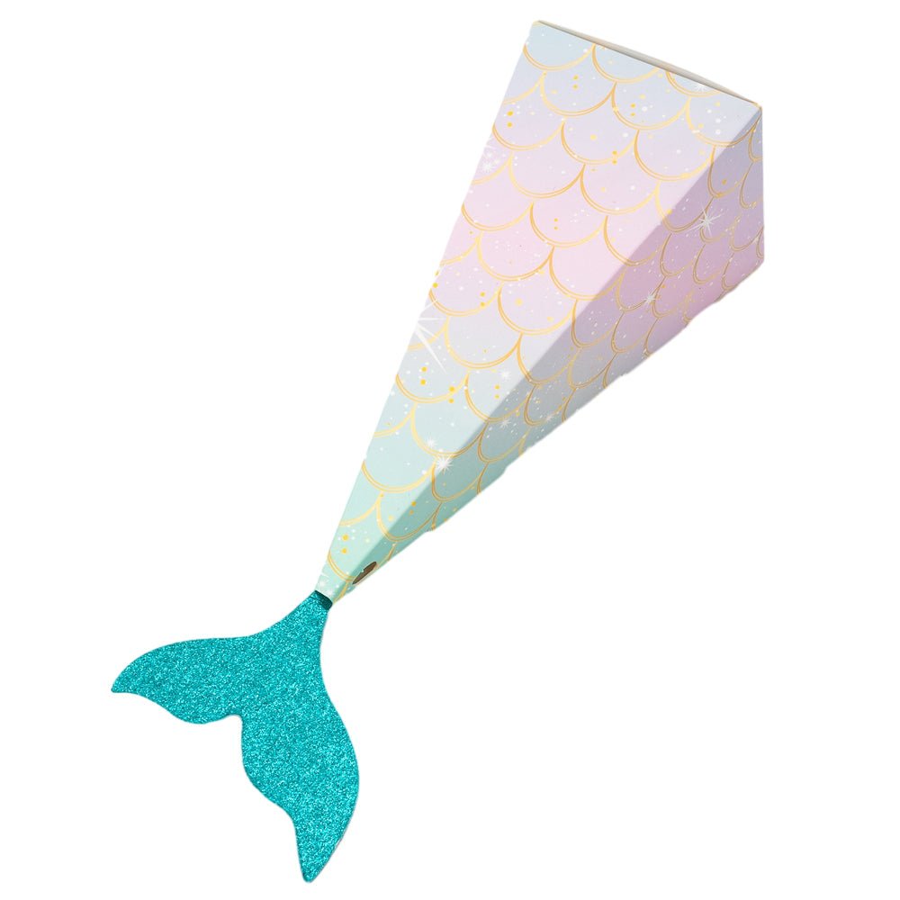 Cutii mărturii con coadă de sirenă (set 50 buc) - CraftUp