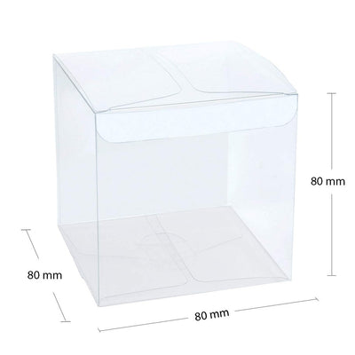 Cutii plastic - Transparente (set 50 buc) - CraftUp