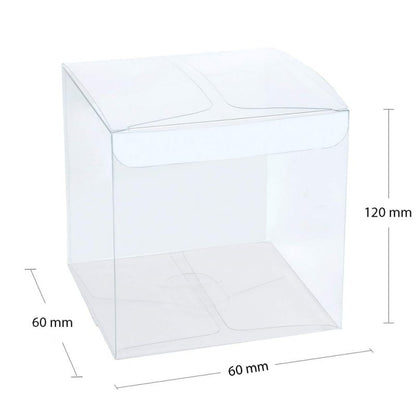 Cutii plastic - Transparente (set 50 buc) - CraftUp