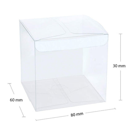 Cutii plastic - Transparente (set 50 buc) - CraftUp