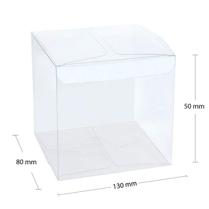 Cutii plastic - Transparente (set 50 buc) - CraftUp