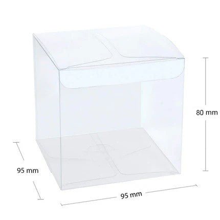 Cutii plastic - Transparente (set 50 buc) - CraftUp