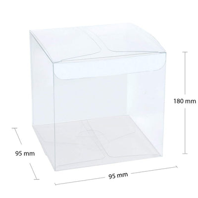 Cutii plastic - Transparente (set 50 buc) - CraftUp