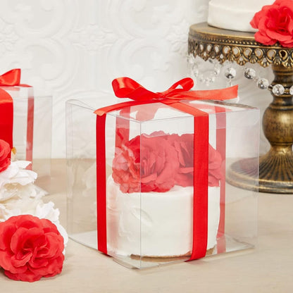 Cutii plastic - Transparente (set 50 buc) - CraftUp