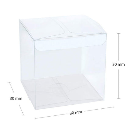 Cutii plastic - Transparente (set 50 buc) - CraftUp