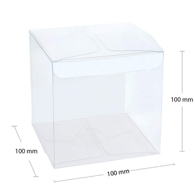Cutii plastic - Transparente (set 50 buc) - CraftUp