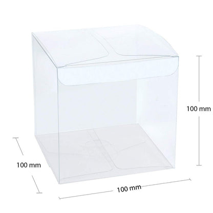 Cutii plastic - Transparente (set 50 buc) - CraftUp