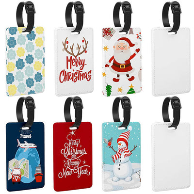 Etichetă de bagaj din piele ecologică sublimabilă - CraftUp