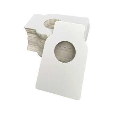 Etichete dreptunghiulare pentru sticle - alb (set 100 buc) - CraftUp