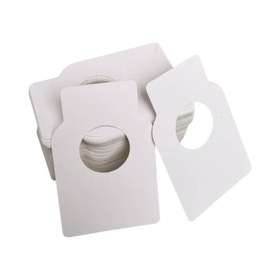 Etichete dreptunghiulare pentru sticle - alb (set 100 buc) - CraftUp