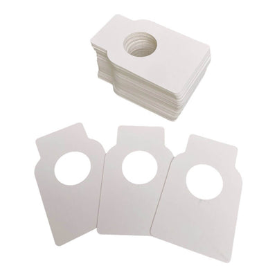 Etichete dreptunghiulare pentru sticle - alb (set 100 buc) - CraftUp