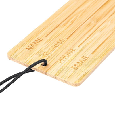 Etichete identificare bagaj din lemn - CraftUp