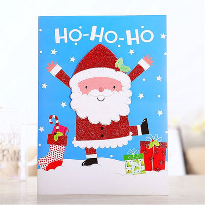 Felicitare muzicală Crăciun - Cadourile lui Moșu - CraftUp