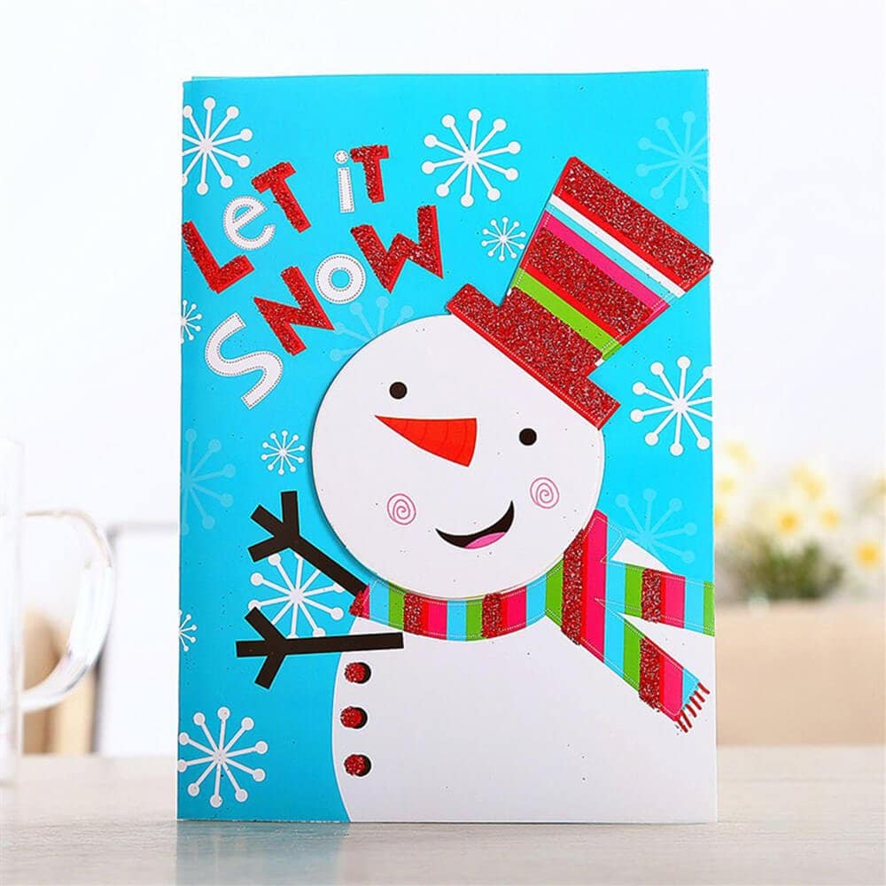 Felicitare muzicală Crăciun - Hai la zăpadă - CraftUp