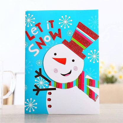 Felicitare muzicală Crăciun - Hai la zăpadă - CraftUp