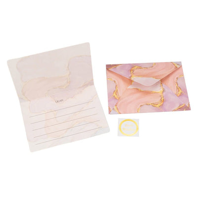 Felicitare stil pictură cu plic și sticker Best Wishes - model 5 - CraftUp