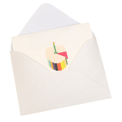 Felicitări Happy Birthday 3D - model tort (set 10 buc) - CraftUp