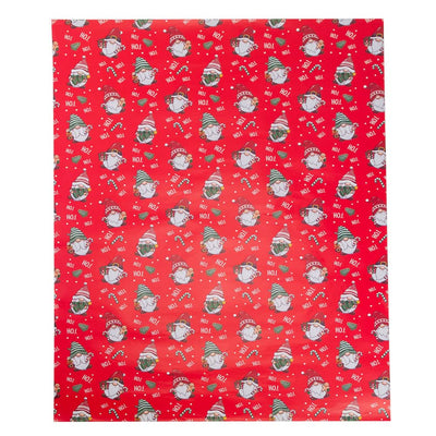 Foi de ambalat de Crăciun - model 3 roșu (set 50 buc) - CraftUp