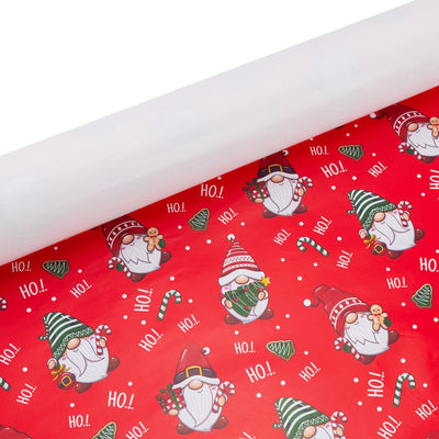 Foi de ambalat de Crăciun - model 3 roșu (set 50 buc) - CraftUp