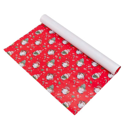 Foi de ambalat de Crăciun - model 3 roșu (set 50 buc) - CraftUp