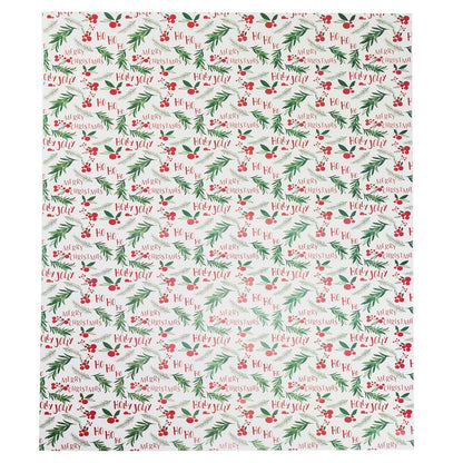 Foi de ambalat de Crăciun - model 4 alb (set 50 buc) - CraftUp
