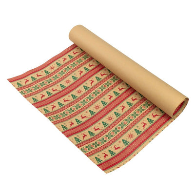 Foi de ambalat de Crăciun - model 7 multicolor (set 50 buc) - CraftUp