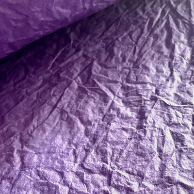 Foi de ambalat decorative creponate - mov (set 5 foi) 53x53cm - CraftUp