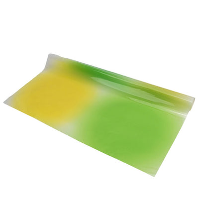 Foi de ambalat decorative din plastic - galben (set 20 buc) 58x58cm - CraftUp