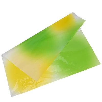 Foi de ambalat decorative din plastic - galben (set 20 buc) 58x58cm - CraftUp