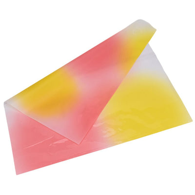 Foi de ambalat decorative din plastic - roșu (set 20 buc) 58x58cm - CraftUp