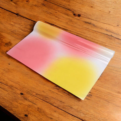 Foi de ambalat decorative din plastic - roșu (set 20 buc) 58x58cm - CraftUp