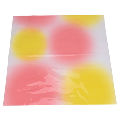 Foi de ambalat decorative din plastic - roșu (set 20 buc) 58x58cm - CraftUp