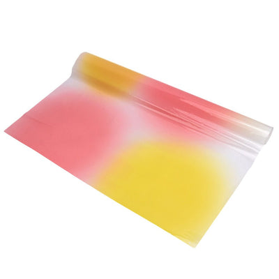 Foi de ambalat decorative din plastic - roșu (set 20 buc) 58x58cm - CraftUp