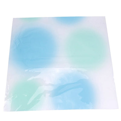 Foi de ambalat decorative din plastic - turcoaz (set 20 buc) 58x58cm - CraftUp