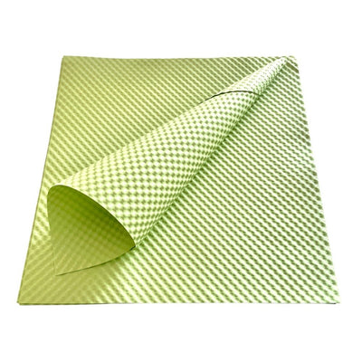 Foi de ambalat decorative gofrate model sfere - verde deschis (set 10 foi) 50x50cm - CraftUp