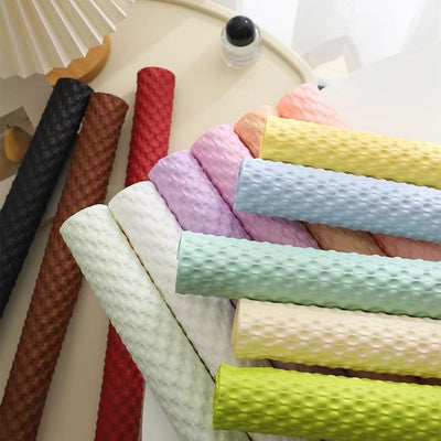 Foi de ambalat decorative gofrate model sfere - verde deschis (set 10 foi) 50x50cm - CraftUp