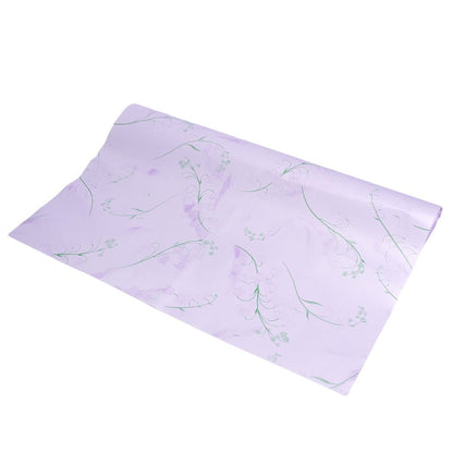 Foi de ambalat decorative model floral - mov (set 20 buc) 60x60cm - CraftUp