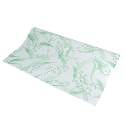Foi de ambalat decorative model floral - verde (set 20 buc) 60x60cm - CraftUp