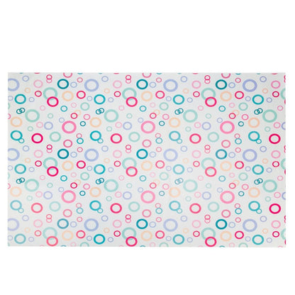 Foi hârtie de ambalat colorate - model 2 cercuri colorate (set 50 buc) - CraftUp