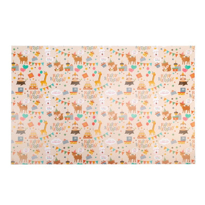 Foi hârtie de ambalat colorate - model 3 Happy Birthday (set 50 buc) - CraftUp