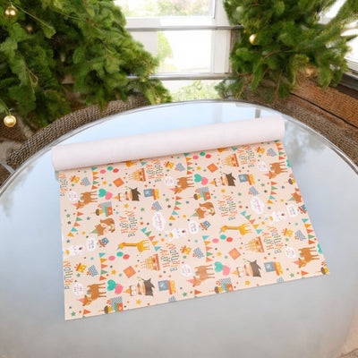 Foi hârtie de ambalat colorate - model 3 Happy Birthday (set 50 buc) - CraftUp