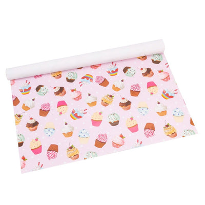 Foi hârtie de ambalat colorate - model 4 prăjiturele (set 50 buc) - CraftUp