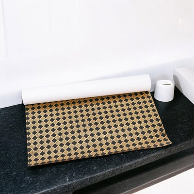 Foi hârtie premium de ambalat lucioase - model 1 pătrățele (set 50 buc) - CraftUp