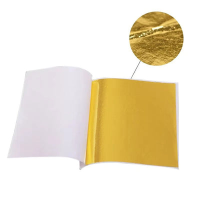 Foi imitație aur pentru proiect DIY (500 foi) - CraftUp