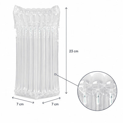 Folie cu pernițe de aer pentru ambalat - transparent (set 50 buc) - CraftUp